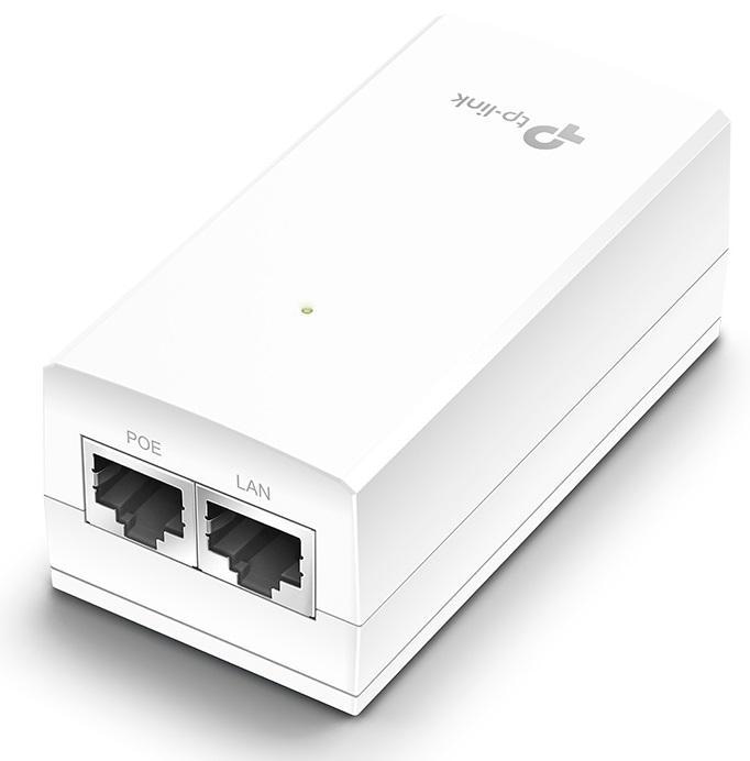 "48V Passive PoE Injector Adapter PORT: 1× Gigabit PoE Port, 1× Gigabit Non-PoE Port SPEC: Data and Power Carried over The Same Cable, 48 V Power Input, 24 W PoE Power, Plastic Case"