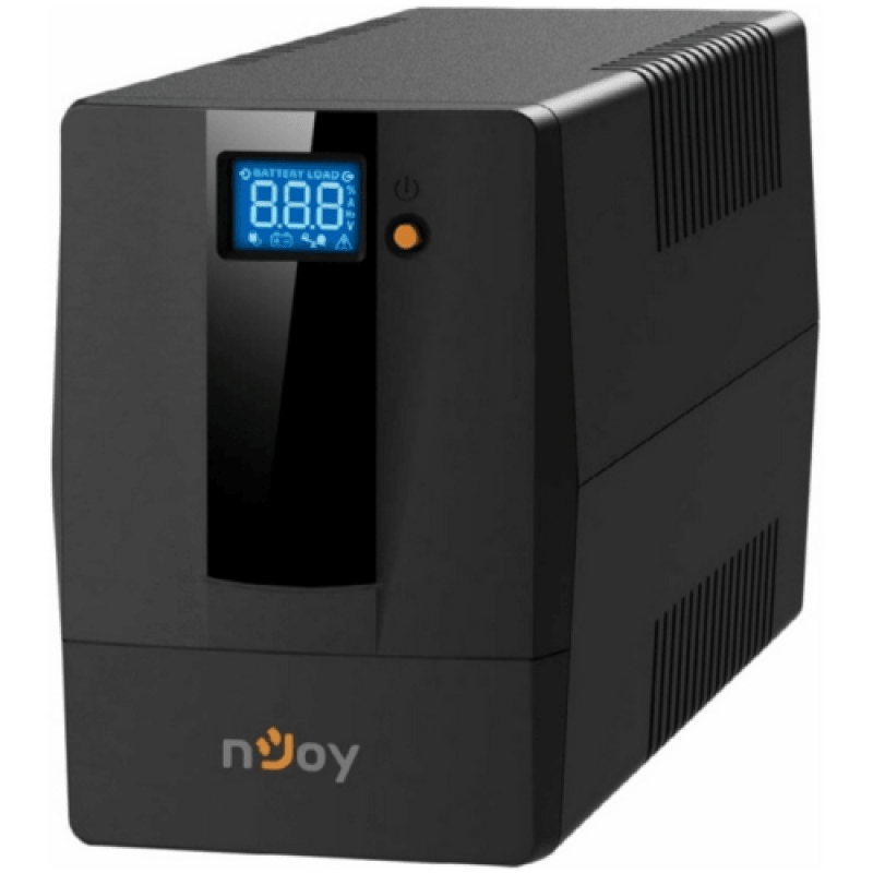 UPS NJOY HS 800, 800VA/480W, Line-interactive, 2 Prize Schuko cu Protectie, Repornire Automata, Reglaj Automat al Tensiunii