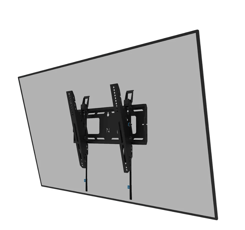 Suport perete Neomounts heavy duty, pentru display-uri interactive si ecrane grele de pana la 32-75", sistem de prindere VESA 400x400, greutate maxima suportata 100, cu inclinatie  +15°, -15° , distanta fata de perete 9.3cm, cu sistem ce permite prinderea/desprinderea usoara a display-ului