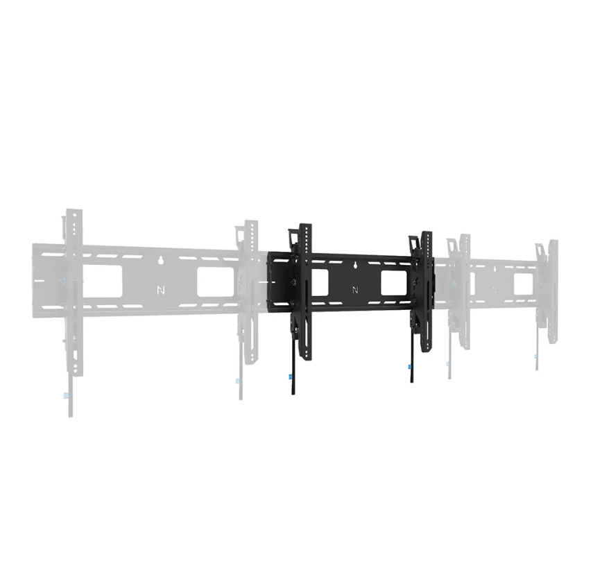 Suport perete Neomounts heavy duty, pentru display-uri interactive si ecrane grele de pana la 42-86", sistem de prindere VESA 600x400, greutate maxima suportata 125, negru