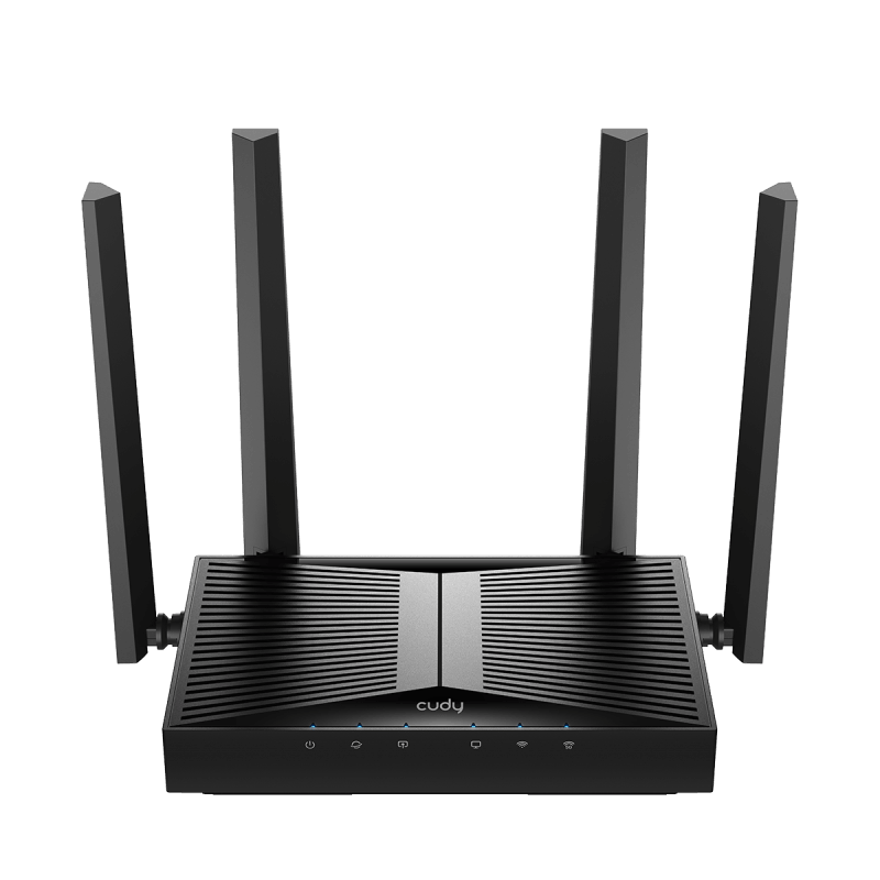 CUDY Router BE3600 2.5G Dual Band Wi-Fi 7, Chipset Broadcom, standard 802.11be/ax/ac/a/b/g/n, 2882Mbps la 5GHz + 688Mbps la 2.4GHz, 1 x 2.5Gbps WAN Port, 4 x porturi 10/100/1000Mbps, 4 x 5dBi antene fixe, WiFi router/AP/ Repeater/WISP Mode, PPTP/L2TP/OpenVPN/WireGuard, MLO, MU-MIMO, Guest network