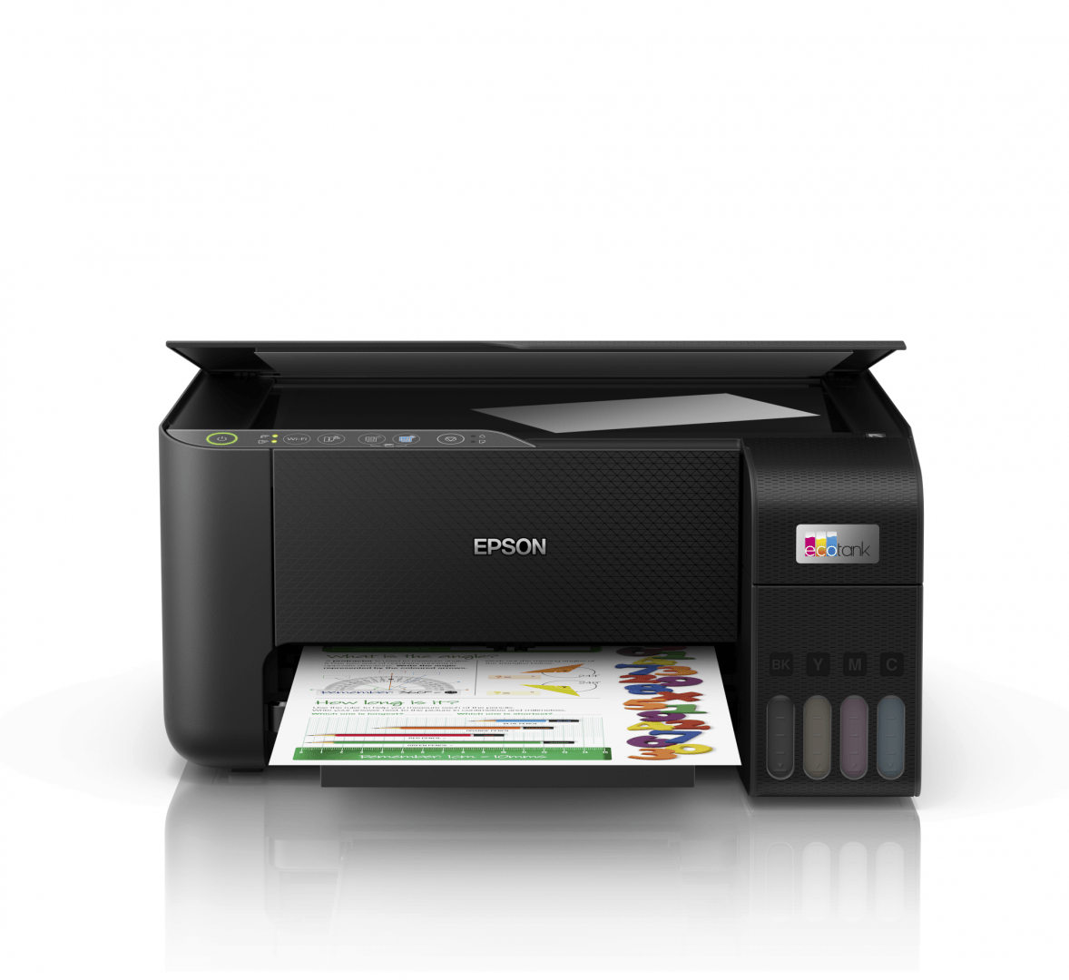 Multifunctional inkjet color Epson EcoTank CISS L3270, dimensiune A4 (Printare,Copiere, Scanare), printare borderless, viteza 33ppm alb- negru, 15ppm color, rezolutie 5760x1440 dpi, alimentare hartie 100 coli, scanner CIS rezolutie 1.200 x 2.400 DPI, interfata: USB ,WI-FI, WI-FI Direct consumabile