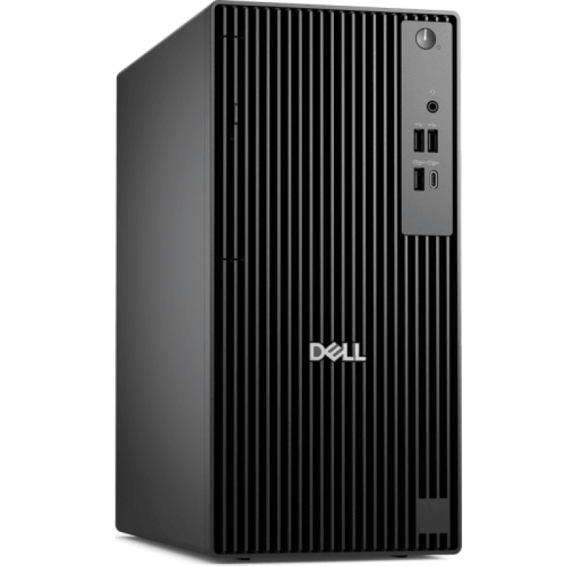 Desktop Dell PRO Tower QCT1250, 360W PSU , EPEAT 2018 Registered (Silver), ENERGY STAR Qualified, Intel(R) Core(TM) Ultra 7 265 (R) (13 TOPS NPU, 20 cores, up to 5.3GHz), NVIDIA RTX A400, 4 GB GDDR6, full height, 4 mDP to DP, 32GB: 1 x 32GB, DDR5, up to 5600 MT/s, non-ECC, 1TB SSD TLC, 8x