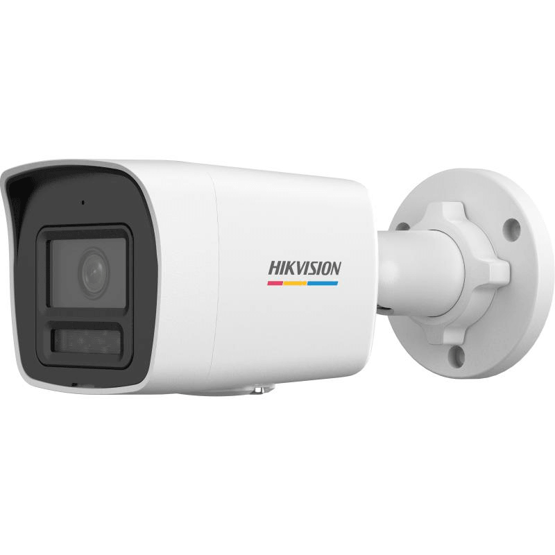 Camera de supraveghere IP Bullet 4MP ColorVu 3.0 Hikvision DS-2CD1047G3H-LIU(2.8MM), lentila fixa 2.8mm, iluminare: Color: 0.0001 Lux @ (F1.0, AGC ON)cu IR: 30m, microfon incorporat, interfata: 1 x RJ45 10 M/100 M self-adaptive Ethernet port, alarma la evenimente: Motion detection (support alarm