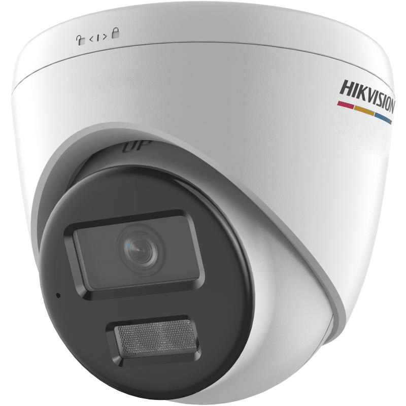 Camera de supraveghere IP Turret 6MP Hikvision DS-2CD1367G2H- LIUF/SL(2.8MM), lentila fixa 2.8mm, iluminare min: Color: 0 0.001 Lux @ (F1.0, AGC ON),0 Lux cu lumina alba, IR 30m, microfon incorporat, difuzor incorporat, slot card de memorie: microSD/microSDHC/microSDXC maxim 512GB, alarma la