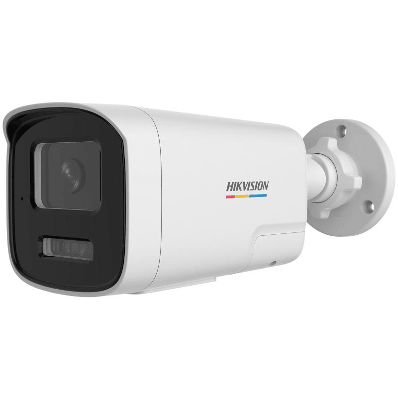 Camera de supraveghere IP Bullet 4MP ColorVu 3.0 Hikvision DS-2CD1T47G3H-LIUF/SL(2.8MM), lentila fixa 2.8mm, iluminare: Color: 0.001 Lux @ (F1.0, AGC ON),B/W: 0 Lux cu IR: 50m, microfon incorporat, difuzor incorporat, interfata: 1 x RJ45 10 M/100 M self-adaptive Ethernet port, suport card memorie