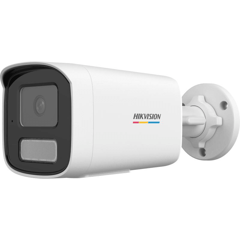 Camera de supraveghere IP Bullet 4MP ColorVu 3.0 Hikvision DS-2CD1T47G3H-LIU(2.8MM), lentila fixa 2.8mm, iluminare: Color: 0.001 Lux @ (F1.0, AGC ON),B/W: 0 Lux cu IR: 50m, microfon incorporat, interfata: 1 x RJ45 10 M/100 M self-adaptive Ethernet port, alarma la evenimente: Motion detection