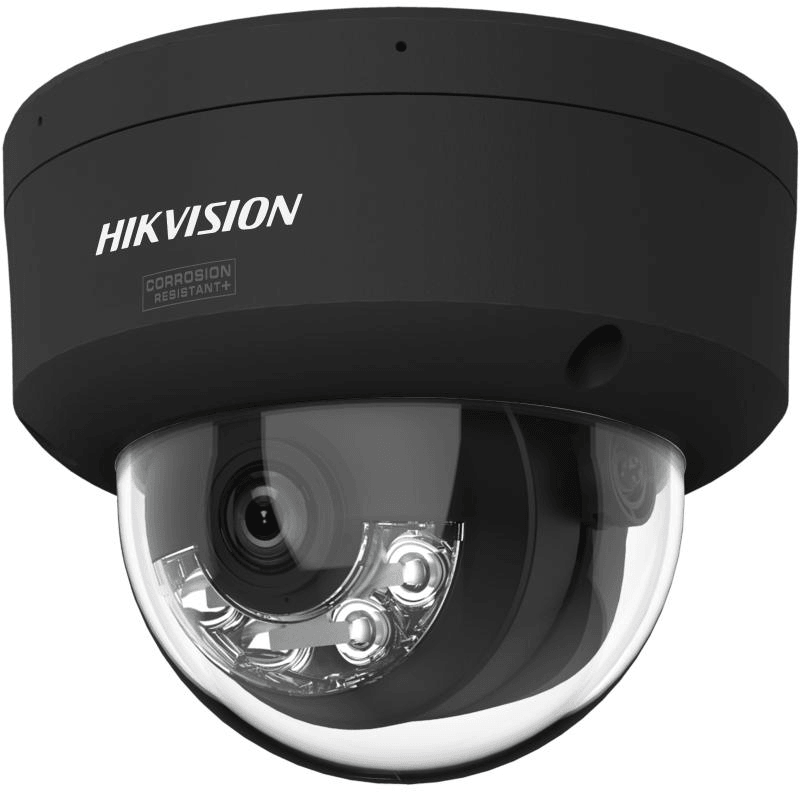 Camera de supraveghere IP Dome 8MP Smart Hybrid Light with ColorVu Hikvision DS-2CD2147G3-LIS2UY(2.8MM)/BK, lentila fixa 2.8mm, iluminare min: Color: 0.0001 Lux @ (F1.0, AGC ON),0 Lux with light, lumina alba / IR: 30m, microfon dublu incorporat, interfata audio: 1 input (line in)/1 output (line