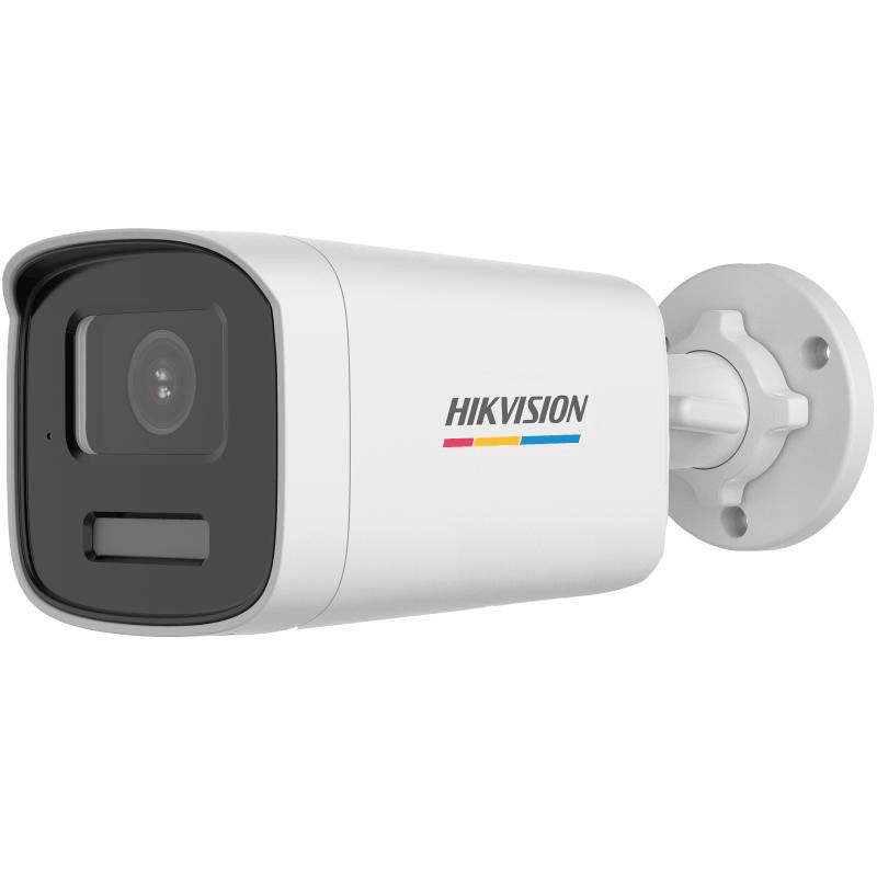Camera de supraveghere Bullet 4K Hikvision DS-2CE12UF3T-LS(2.8MM), lentila fixa 2.8mm, iluminare min: 0.0005 Lux @ (F1.0, AGC ON), 0 Lux with cu lumina alba: 40m, IR 40m, iesire TVI, alimentare: 12 VDC ± 25%, Max. 6 W, protectie: IP67, dimensiuni: 205.7mm × 83.7 mm × 80.7 mm, greutate: 410g