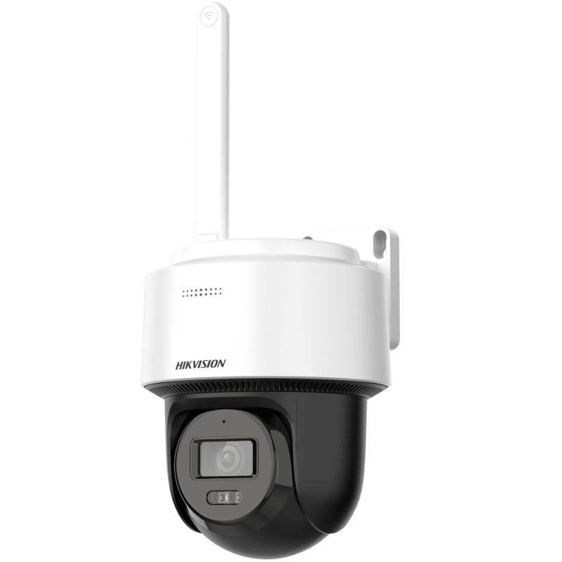 Camera de supraveghere IP PT Hikvision DS-2DE2C400IWG/W(2.8MM)(W), lentila fixa: 2.8mm, iluminare: Color: 0.01 Lux @ (F1.6, AGC ON),B/W: 0.005 Lux @ (F1.6, AGC ON),0 Lux cu IR: 30m, microfon si difuzor incorporat, slot card de memorie: microSD/microSDHC/microSDXC card, up to 512 GB, alarma la