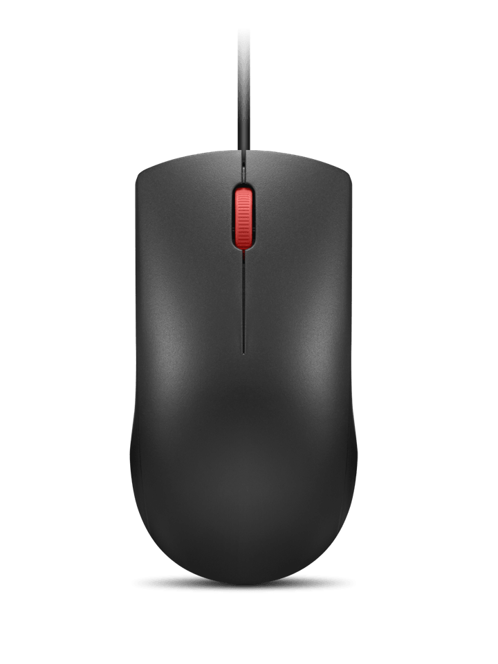Mouse cu fir Lenovo 120; 1600DPI; conectivitate: USB-A; senzor optic; numar de butoane: 3; greutate: 90g; lungimea cablului: 1.5m; compatibil cu Windows 10 Home Single Language 64, Windows 11; culoare: negru