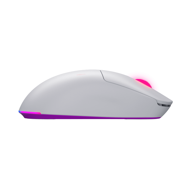 Mouse wireless Hator Quasar 3 ULTRA 8K, conectivitate 2.4GHz, bluetooth 5.4 si USB, polling rate pana la 8000Hz, senzor PixArt 3395, rezolutie maxima 30000 DPI, capacitate baterie 500 mAh, durata de viata baterie in modul wireless pana la 52 ore, timp incarcare 2 ore, switch HATOR® Optical 100M