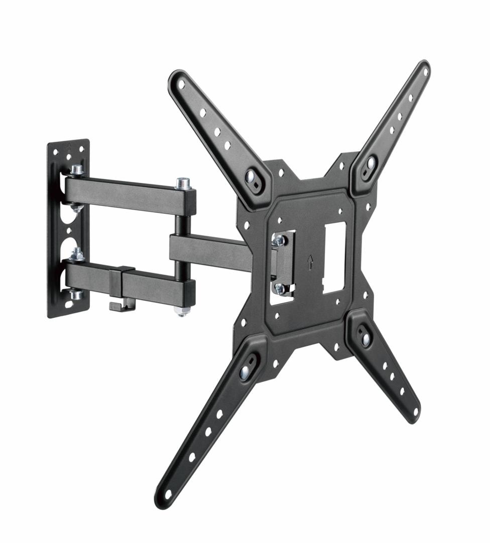Suport TV Serioux LCD/LED, TV68-443, compatibilitate dimensiune ecran 23"-55", material otel, VESA:100x100, 100x200, 200x100, 200x200, 300x200, 400x200, 300x300, 400x300, 400x400, greutate maximă suportata: 30 kg, profil: 60~382mm, inclinare: +3°~-10°, pivotare: +90°~-90°, management cabluri, negru