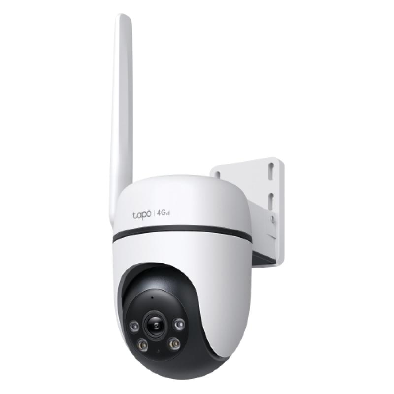 Outdoor Pan/Tilt 4G LTE Camera SPEC: 1080p (1920x1080), 4G LTE (LTE-FDD: B1/3/5/7/8/20/28, LTE-TDD: B38/40/41), 1 × External Antenna, 1 × PoE Port, Horizontal 360º FEATURE: Pan/Tilt, Starlight Color Night Vision, Smart AI Detection and Notifications (motion, people, pets, cars), Sound and Light